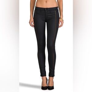 Rag & bone black shoreditch cut out grunge goth skinny jeans sz 25 NWT